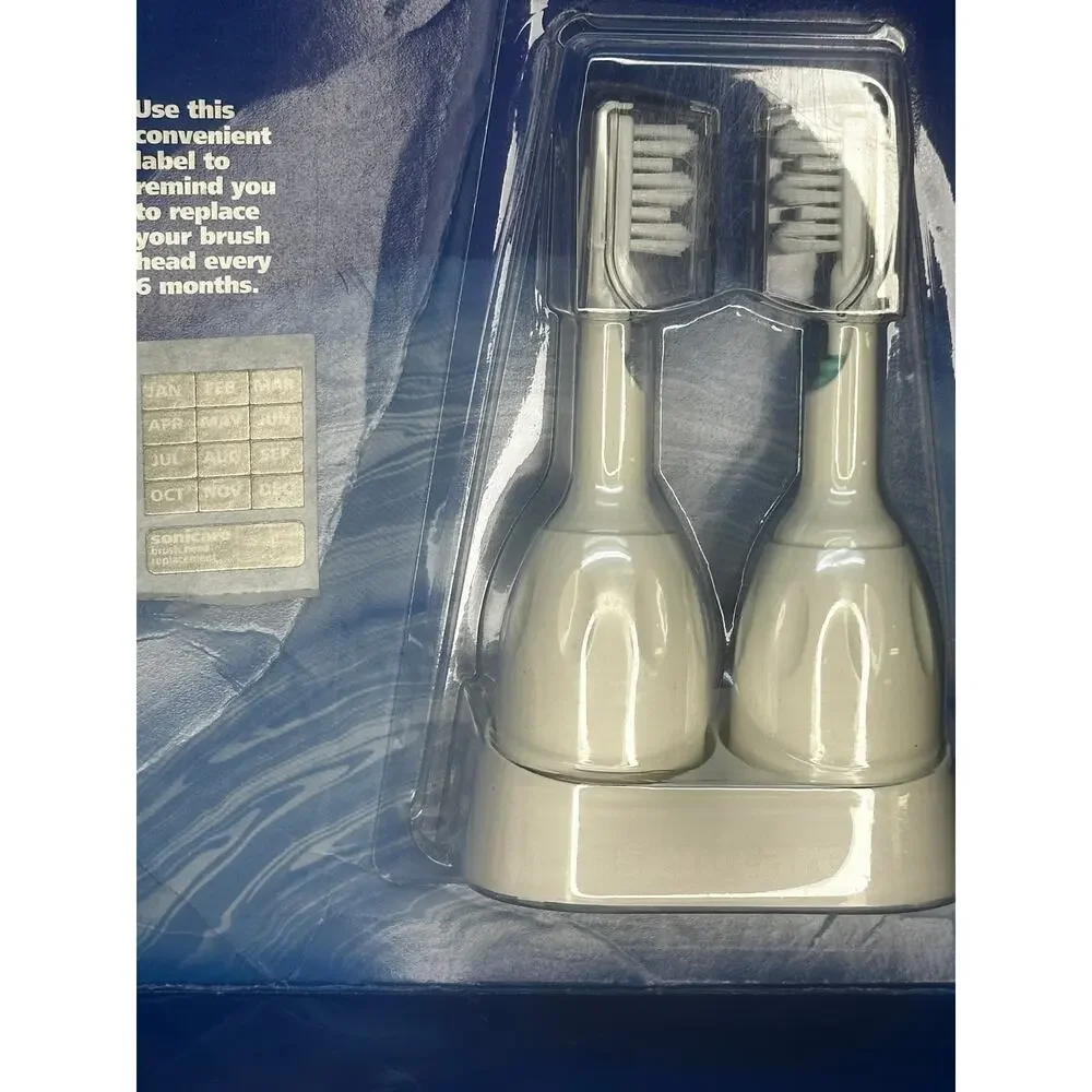 VINTAGE OPTIVA SONICARE PLUS MODEL SONIC TOOTHBRUSH - NEW - 2 brushes